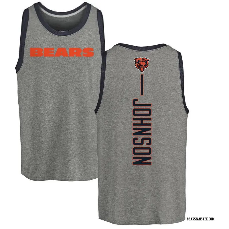 Youth Chicago Bears ＃1 Jaylon Johnson Ash Backer Tank Top