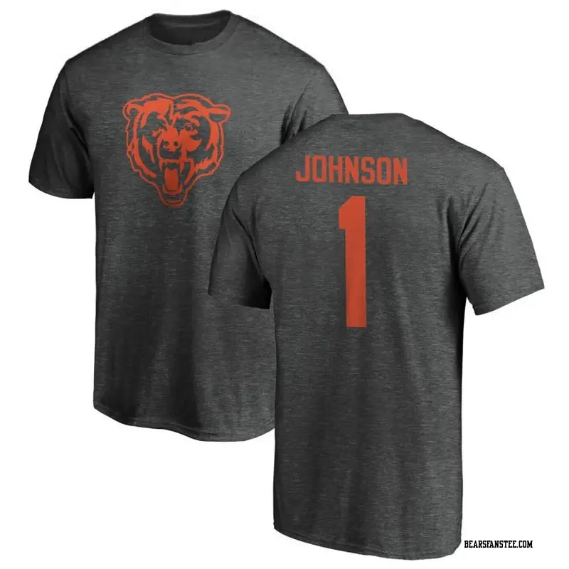 Youth Chicago Bears ＃1 Jaylon Johnson Ash One Color T-Shirt